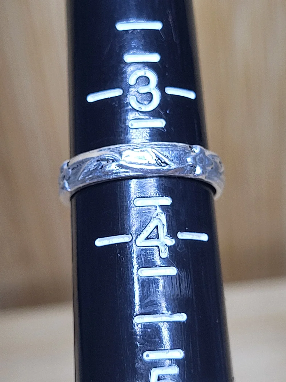 925 Sterling Silver Floral Engraved Band Pinki, Midi Or Toe Ring